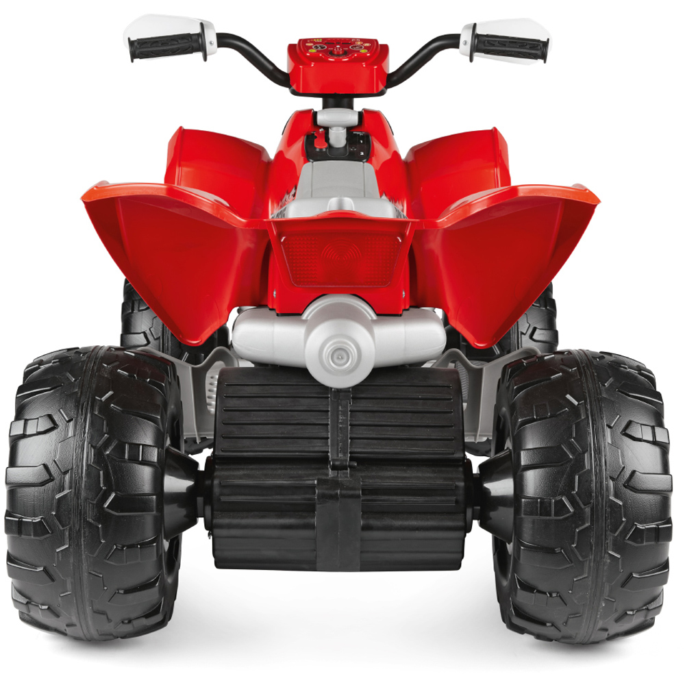 PEG Polaris Outlaw Kids Electric Ride-On Quad Bike with Lights and Sounds Red 12V Image 4