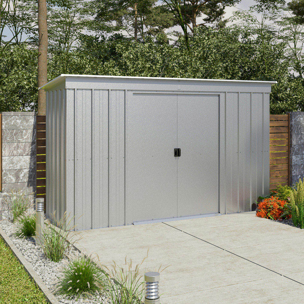 Yardmaster 10 x 4ft Store All Pent Metal Storage Shed Image 2