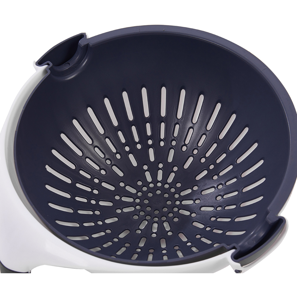 Living and Home Multi Function Vegetable Grater with Drain Basket Image 3