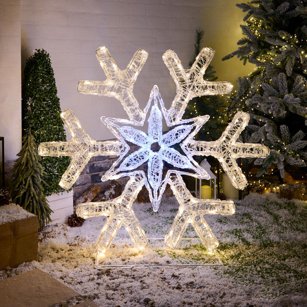 LED Acrylic Snowflake Image