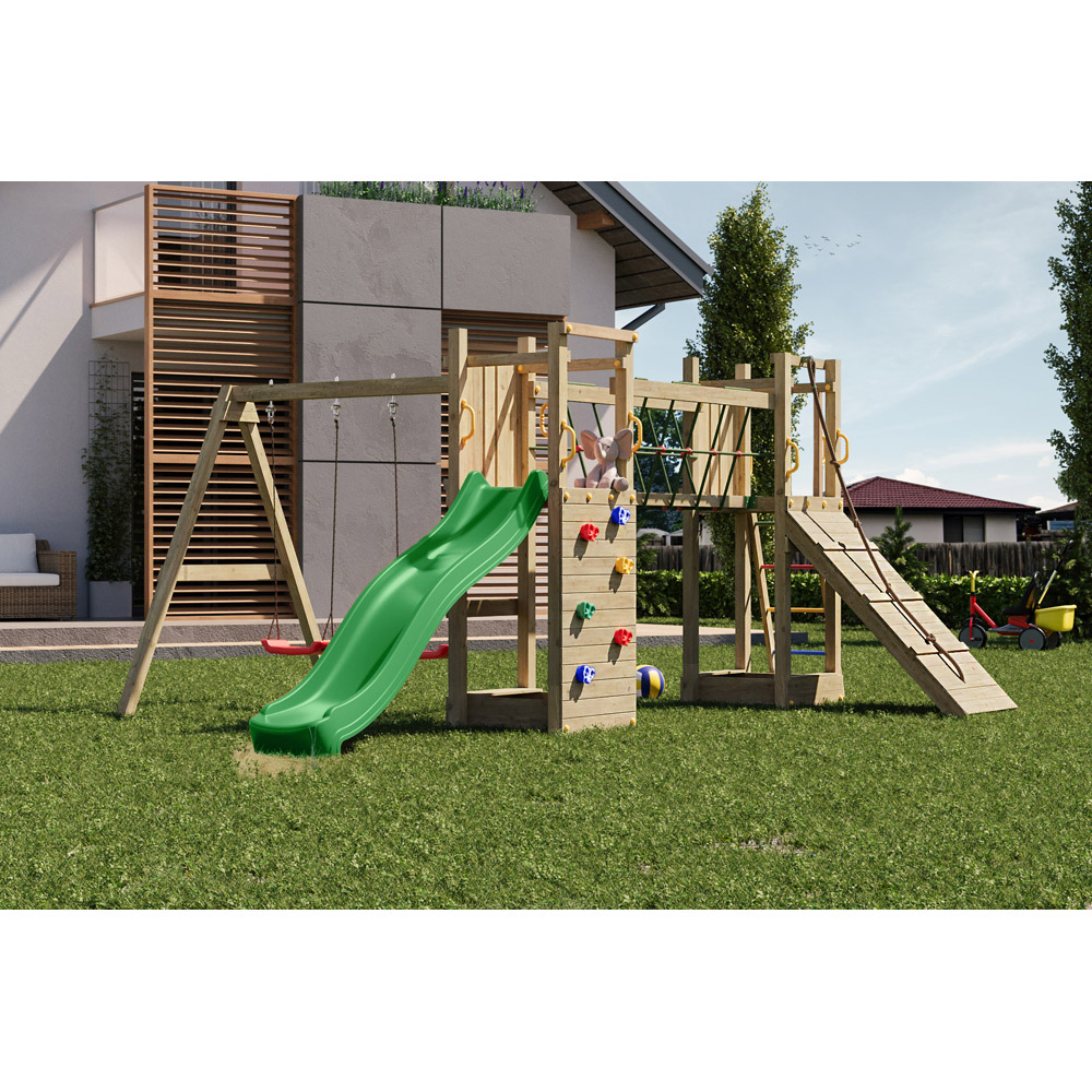 Shire Kids Maxi Fun Tower with Double Swing Image 2