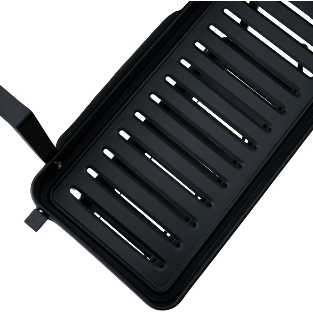 Living and Home 2 Tier Black Carbon Steel Multi Use Kitchen and Fridge Storage Rack Image 7