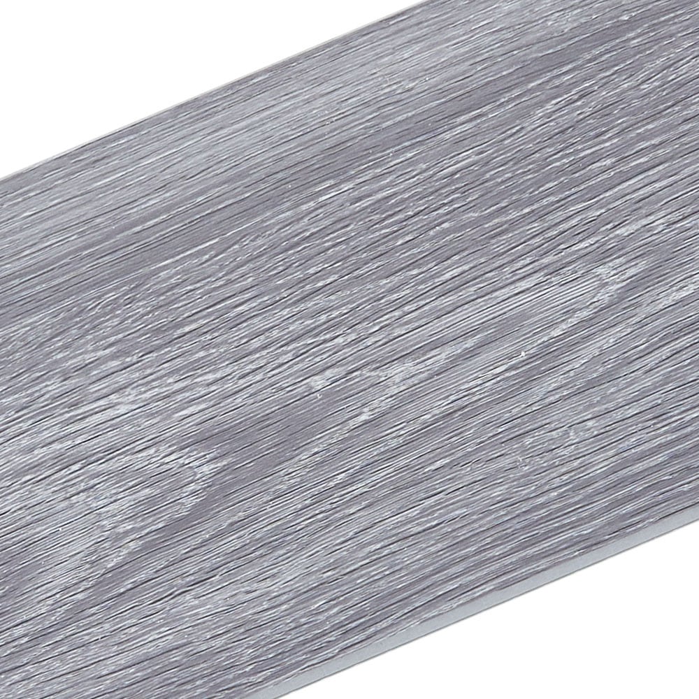Living and Home Light Grey Wood Grain Rectangle PVC Flooring 20 Pack Image 4