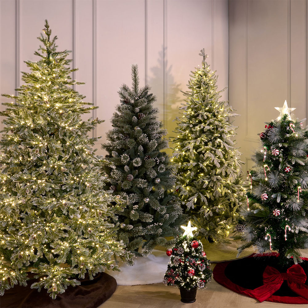 4ft Candy Cane Fibre Optic Christmas Tree Image 2
