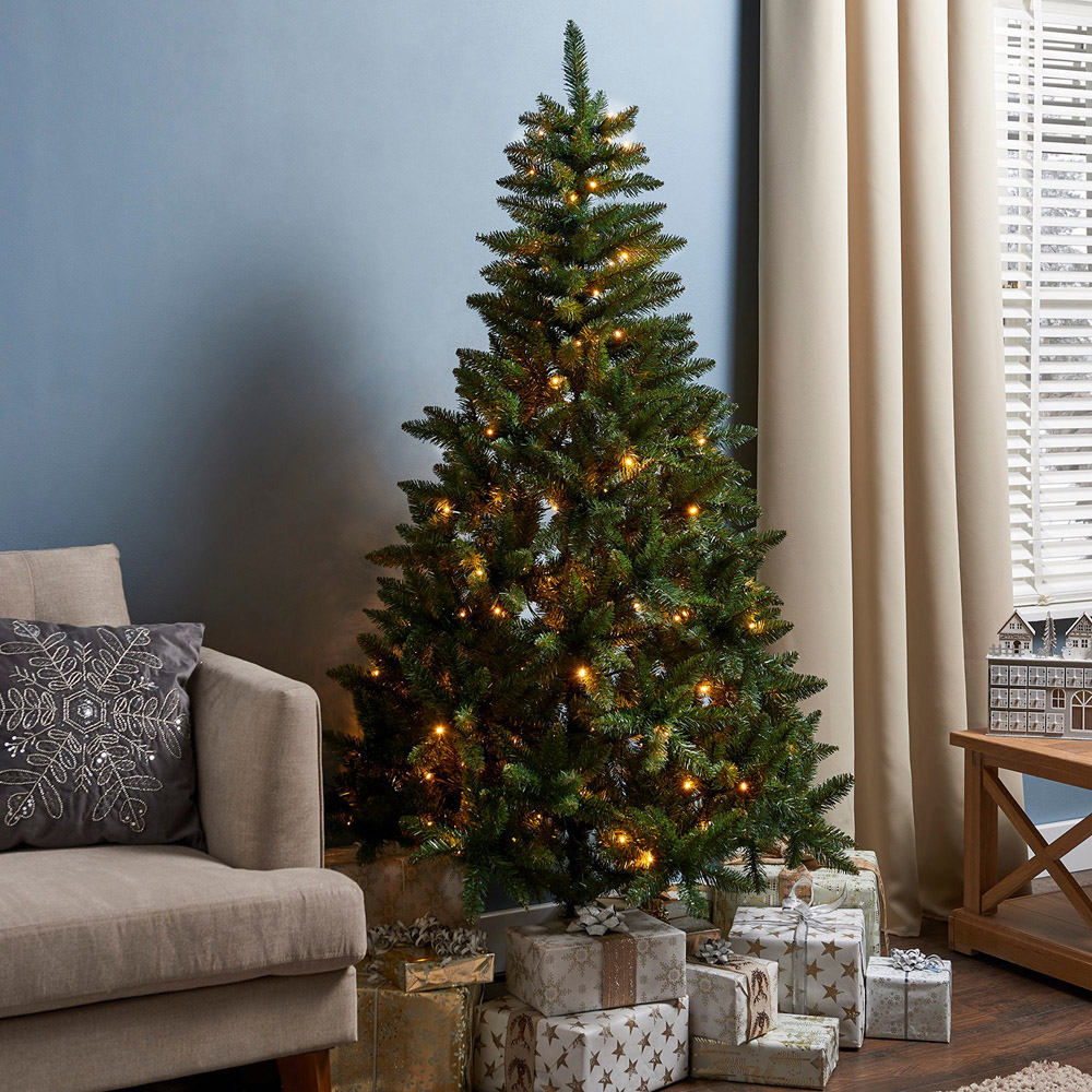 6ft Pre-Lit Nordic Spruce Image 3