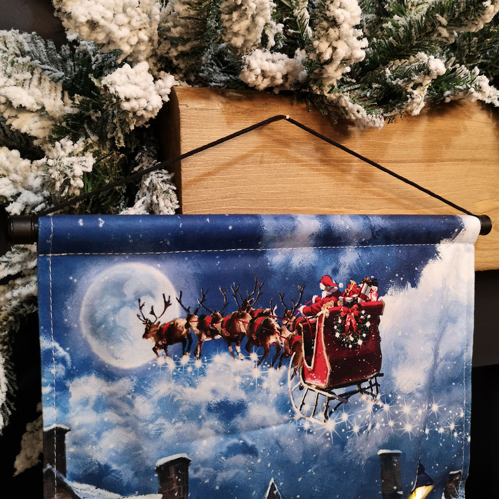 Samuel Alexander Street with Christmas Tree Light Up Wall Art 38 x 47cm Image 4