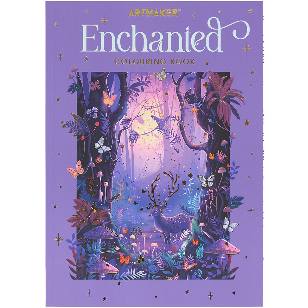 Enchanted or Cottagecore Colouring Book Image 5