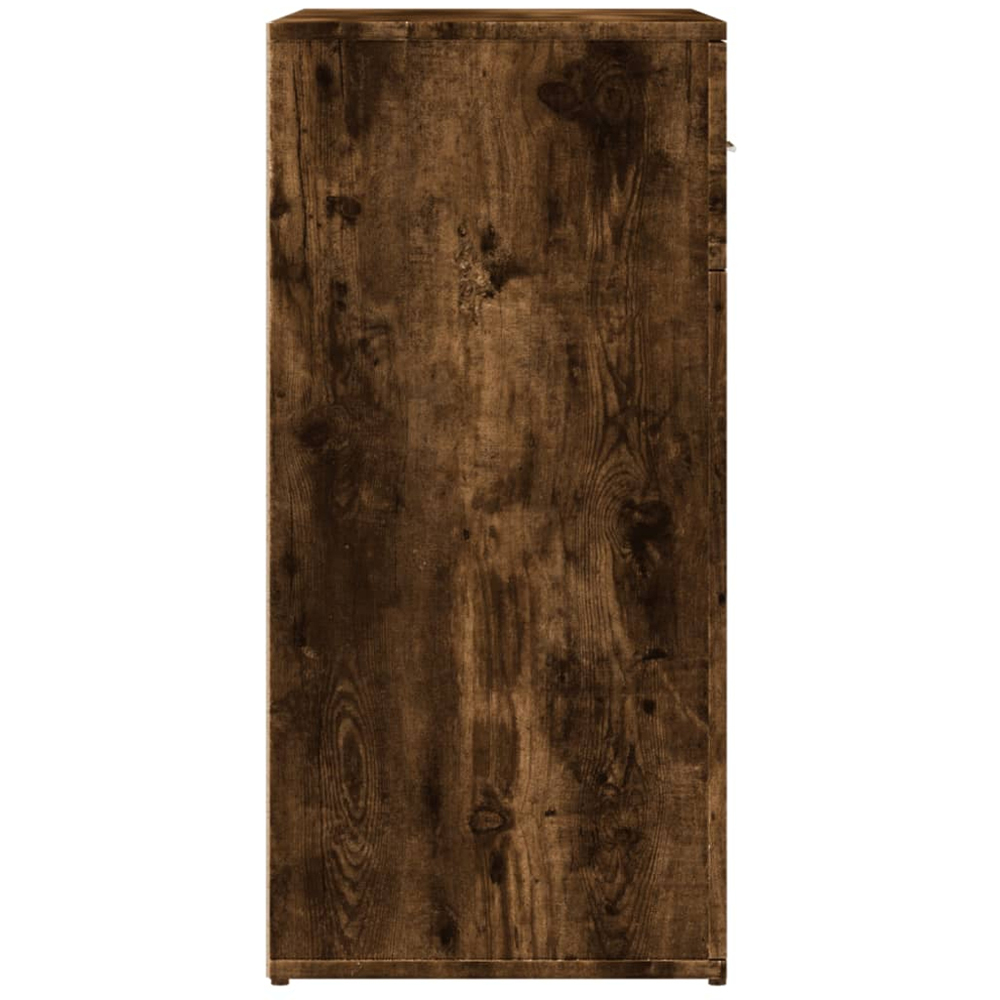 vidaXL 2 Door 2 Drawer Smoked Oak Sideboard Image 6