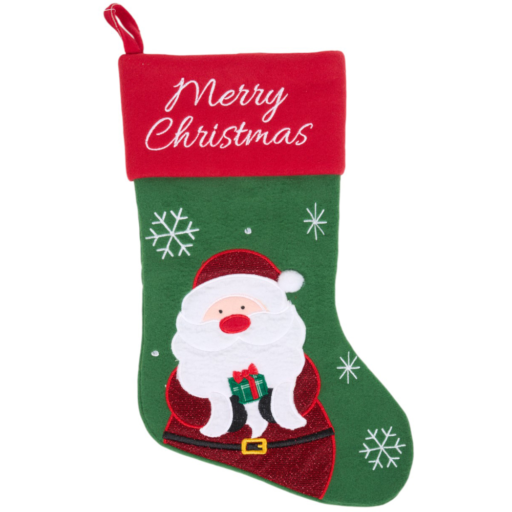 Santa / Reindeer Christmas Stocking Image 3
