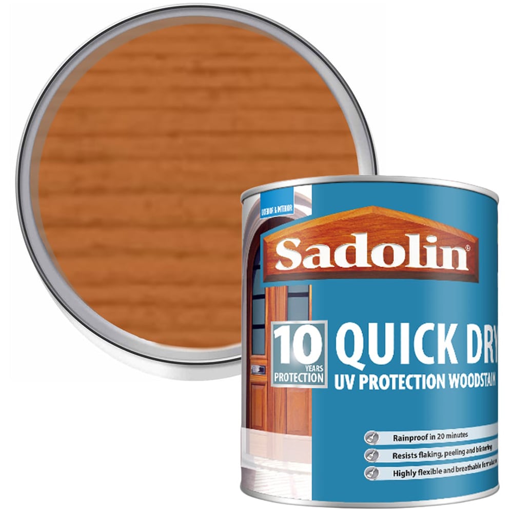 Sadolin Quick Dry 10 Year Antique Pine Woodstain 1L Image 1
