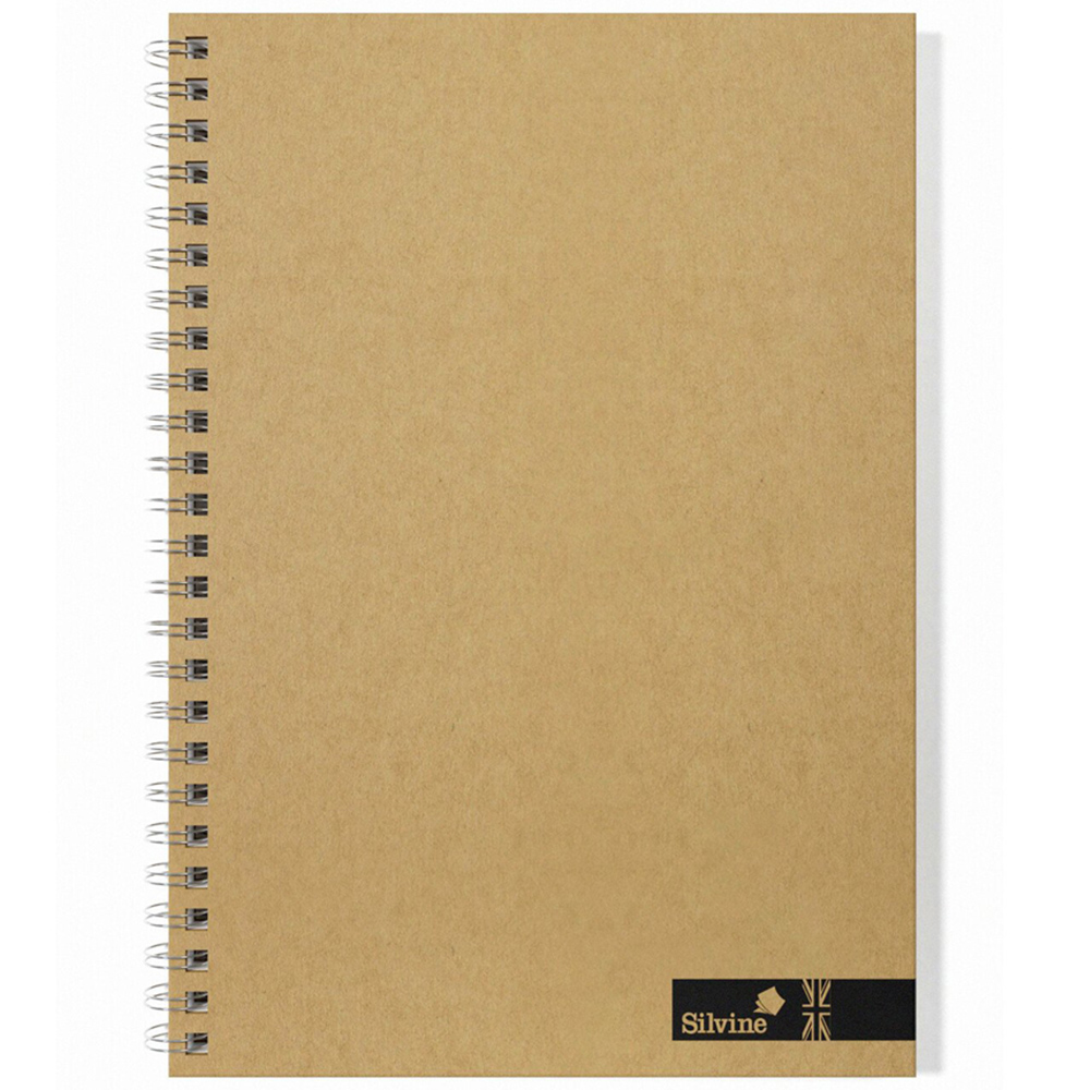 Twin Wiro Kraft Notebook - Brown / A5 Image