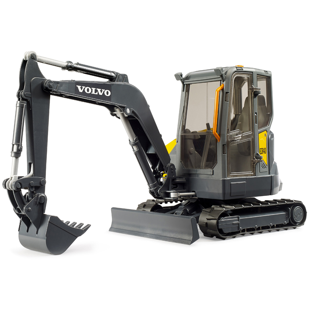 Bruder Kids Volvo ECR40 Excavator Playset Model Image 5