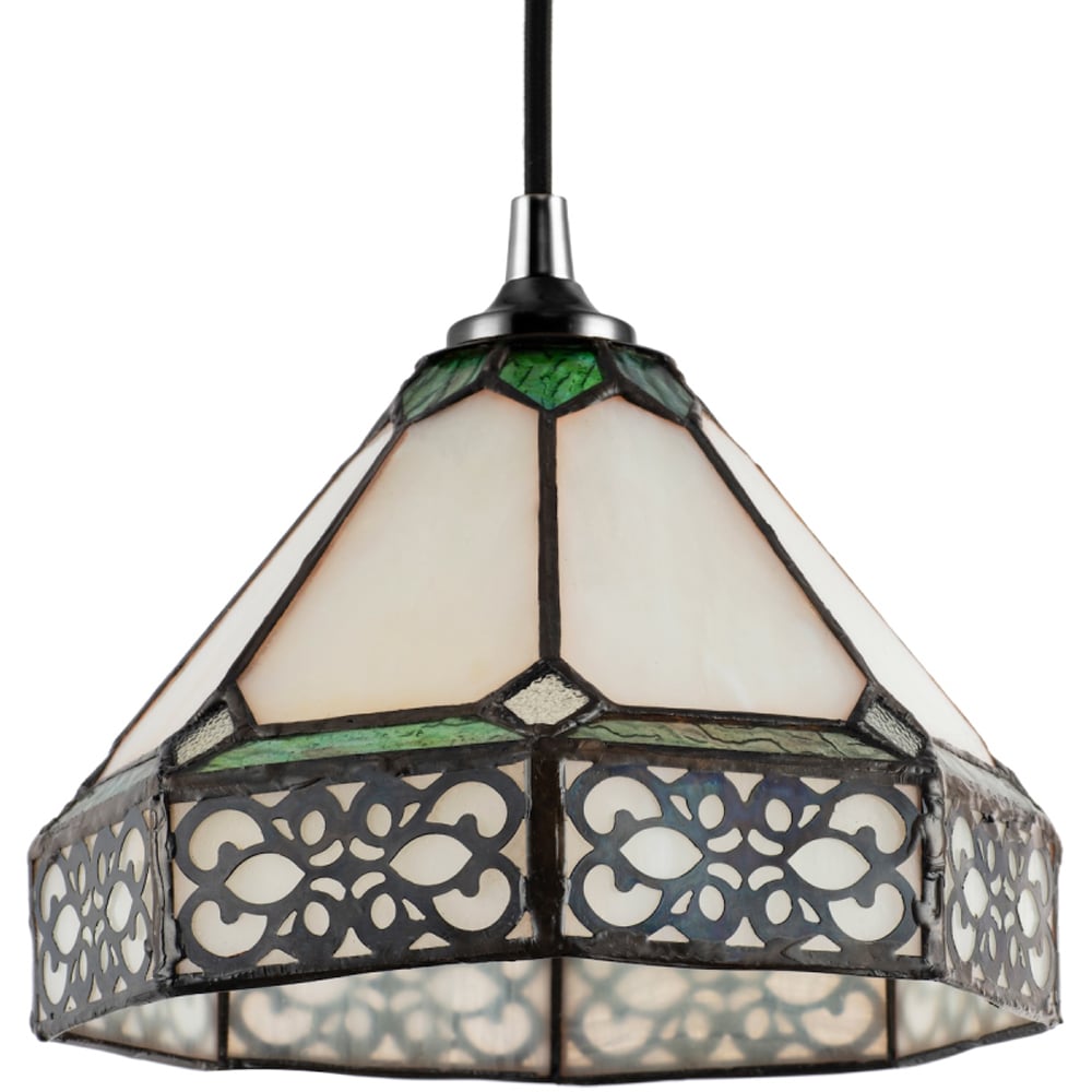 Happy Homewares Classic 1920s Shabby Pendant Light Shade Image 4