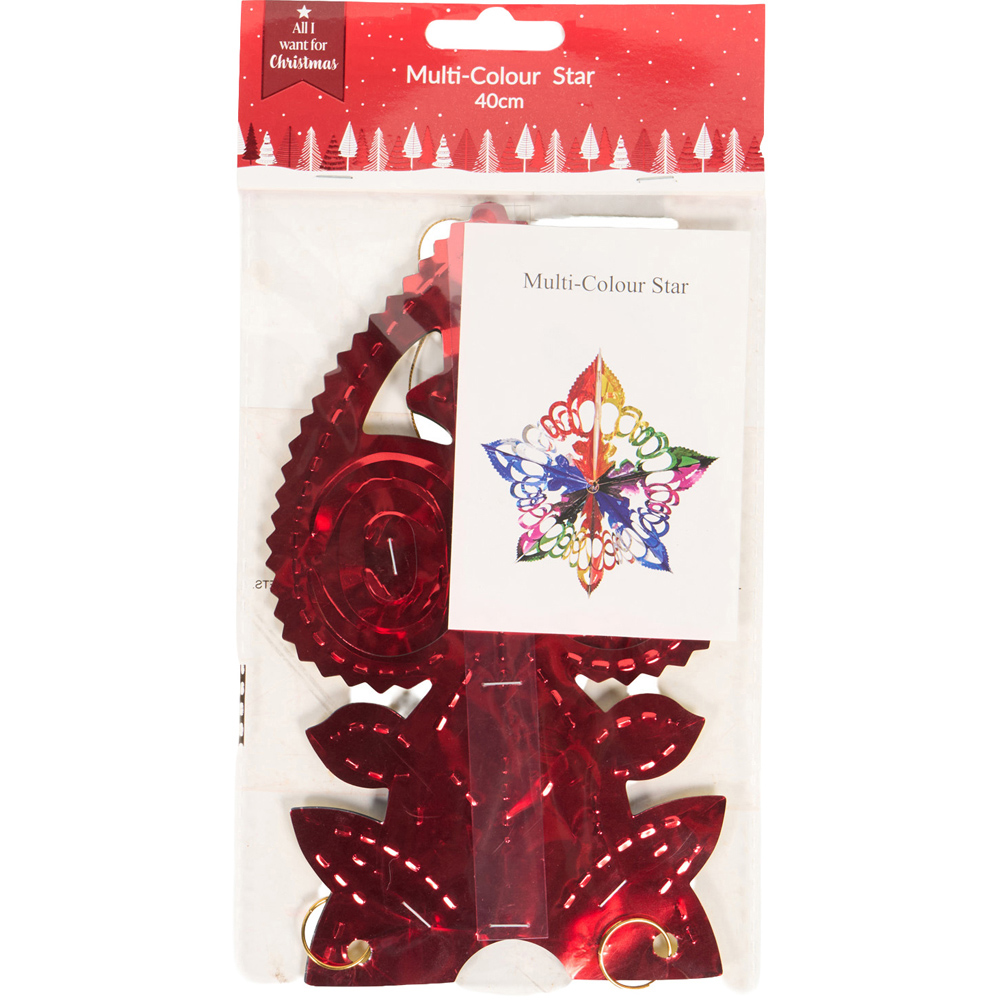 Multicolour Star Decoration Image 6