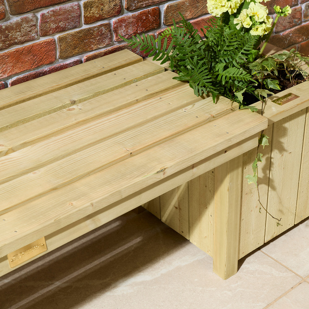 Rowlinson Signature Heritage 2 Seater Natural Bench Accessory Image 5