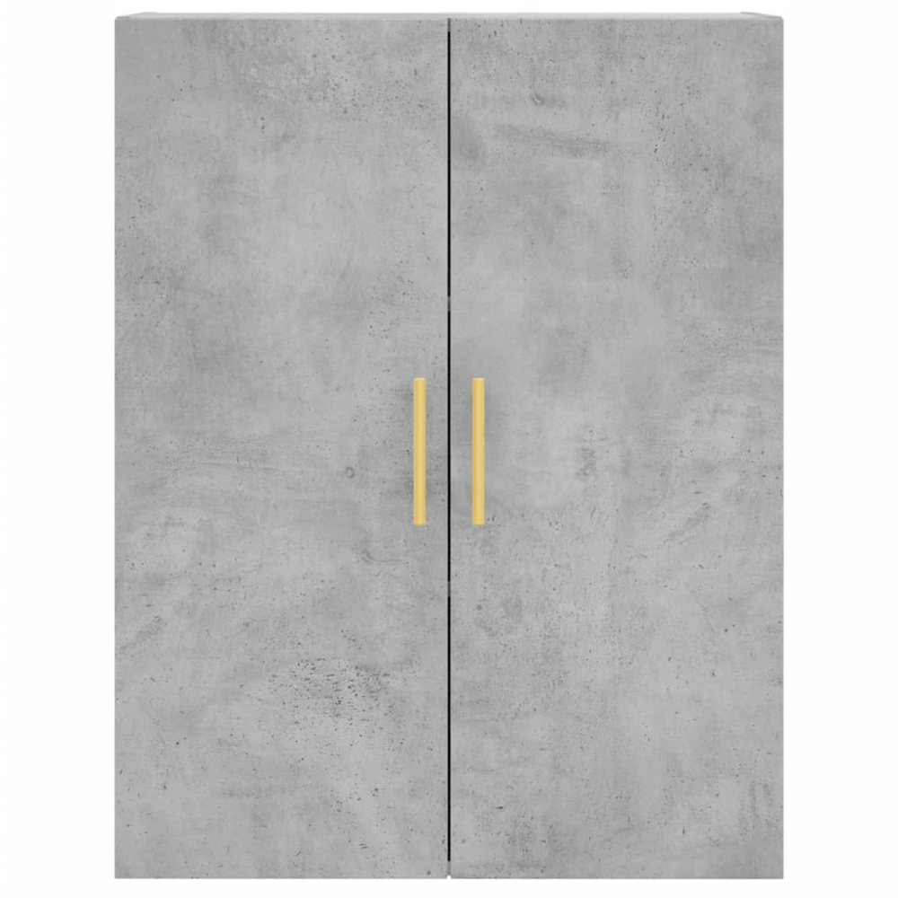 vidaXL 4 Door Concrete Grey Wooden Cabinet Image 6