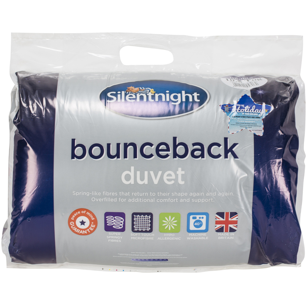 Silentnight Double White Bounceback Duvet 10.5Tog Image