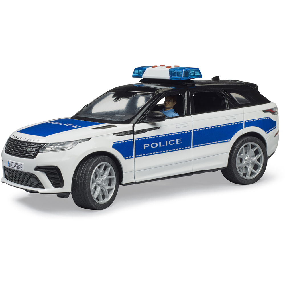 Bruder Kids Range Rover Velar Police with Policeman Playset Model Image 5