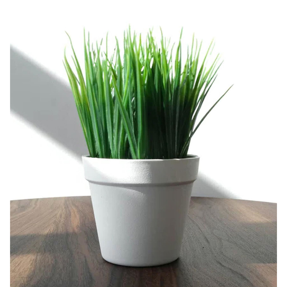 Leaf Green Grass Artificial Plant Pot 22cm 6 Pack Image 5