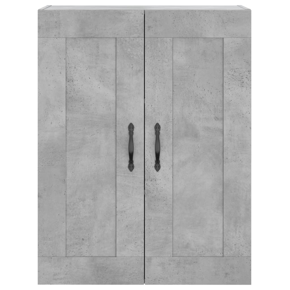 vidaXL 3 Door 3 Drawer Concrete Grey Highboard Image 6