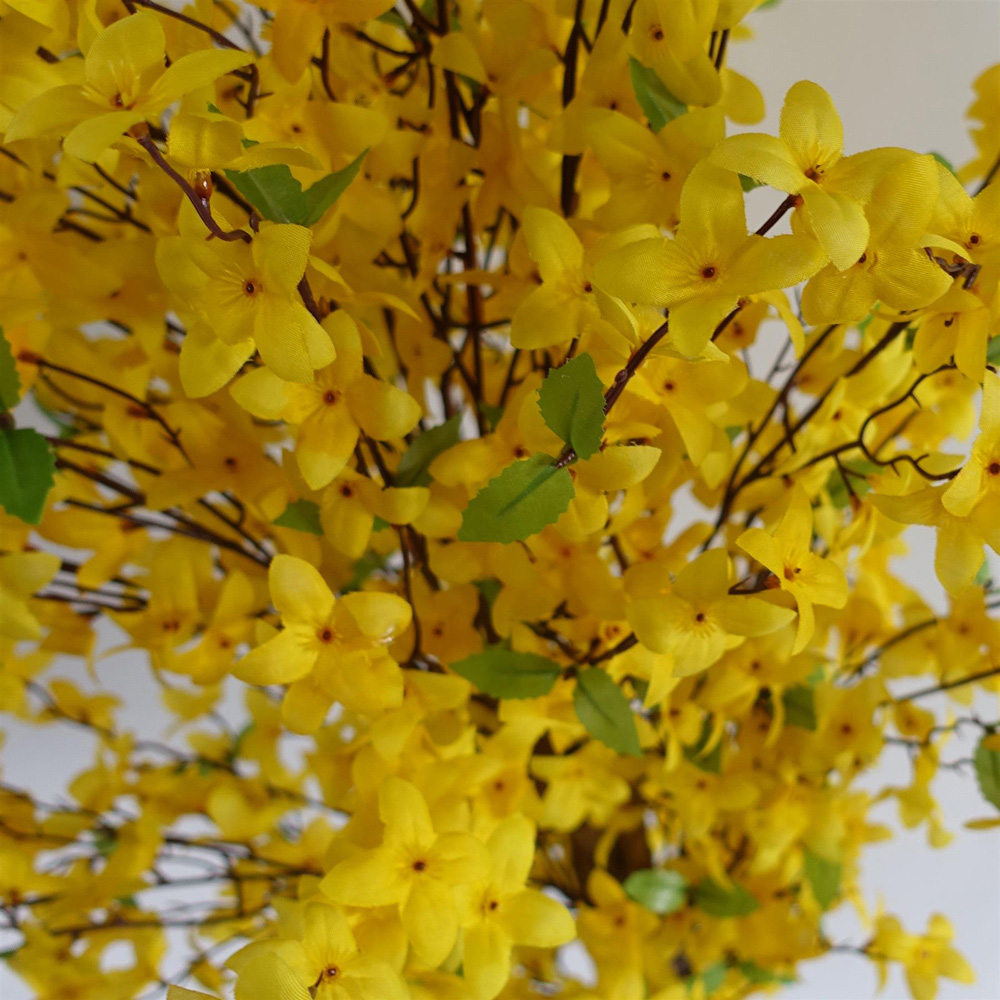 Leaf Yellow Forsythia Artificial Tree in Pot 150cm Image 3