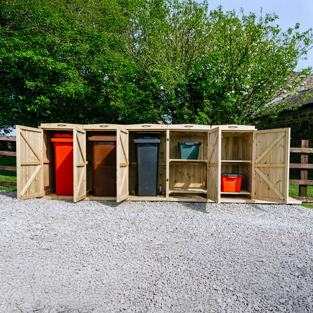 The Garden Village Chatburn 4 Recycle Box 3 Wheelie Bin She Image 9