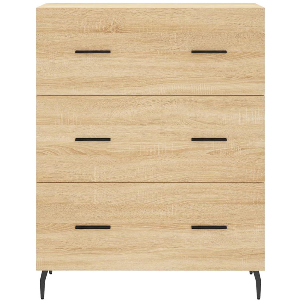 vidaXL 2 Door 3 Drawer Sonoma Oak Highboard Image 8
