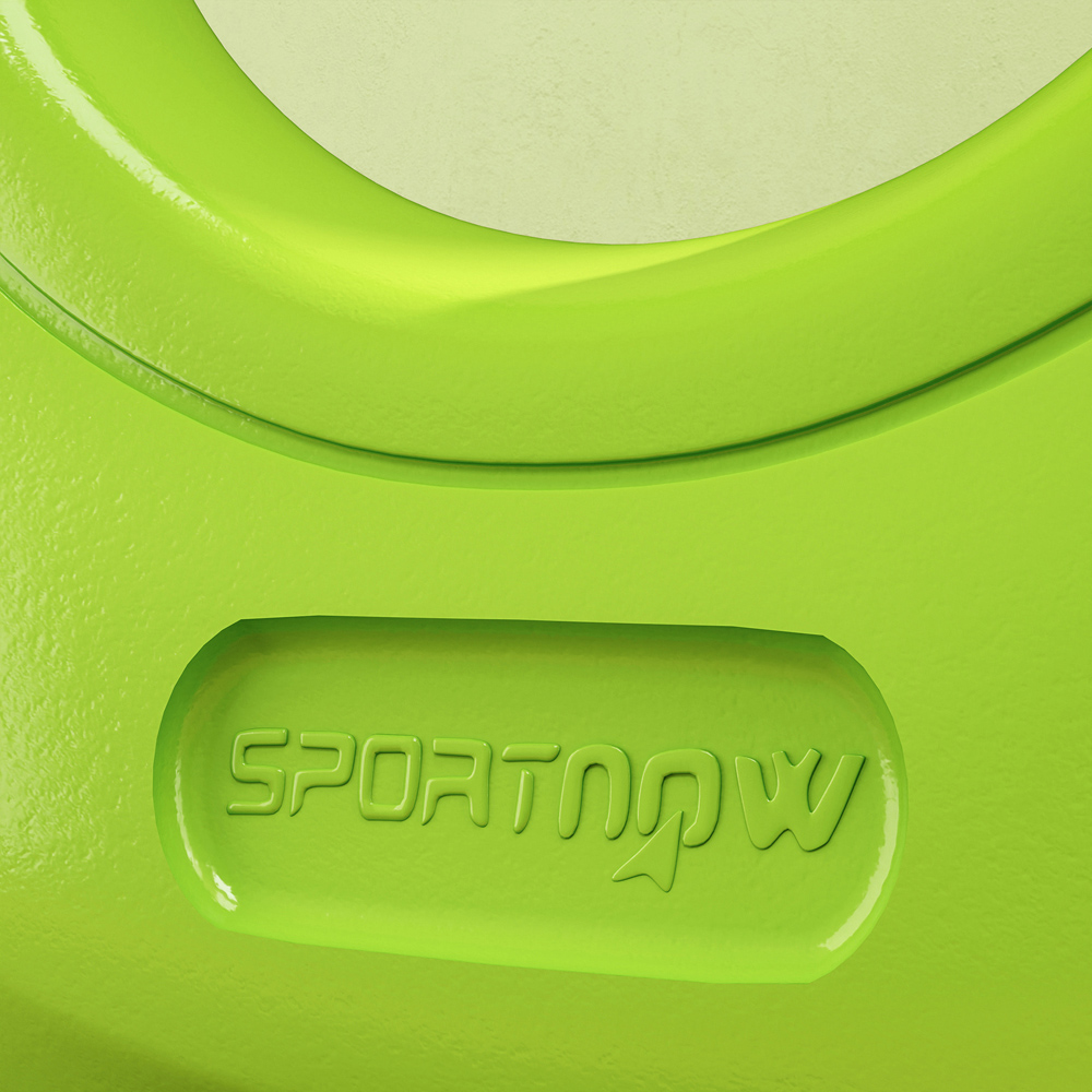SPORTNOW Green Soft Kettlebell with Wide Handle 8kg Image 3