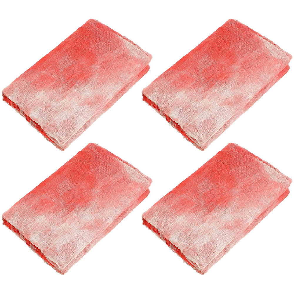 Shatchi Halloween Blood-Stained Tablecloth 4 Pack Image 1