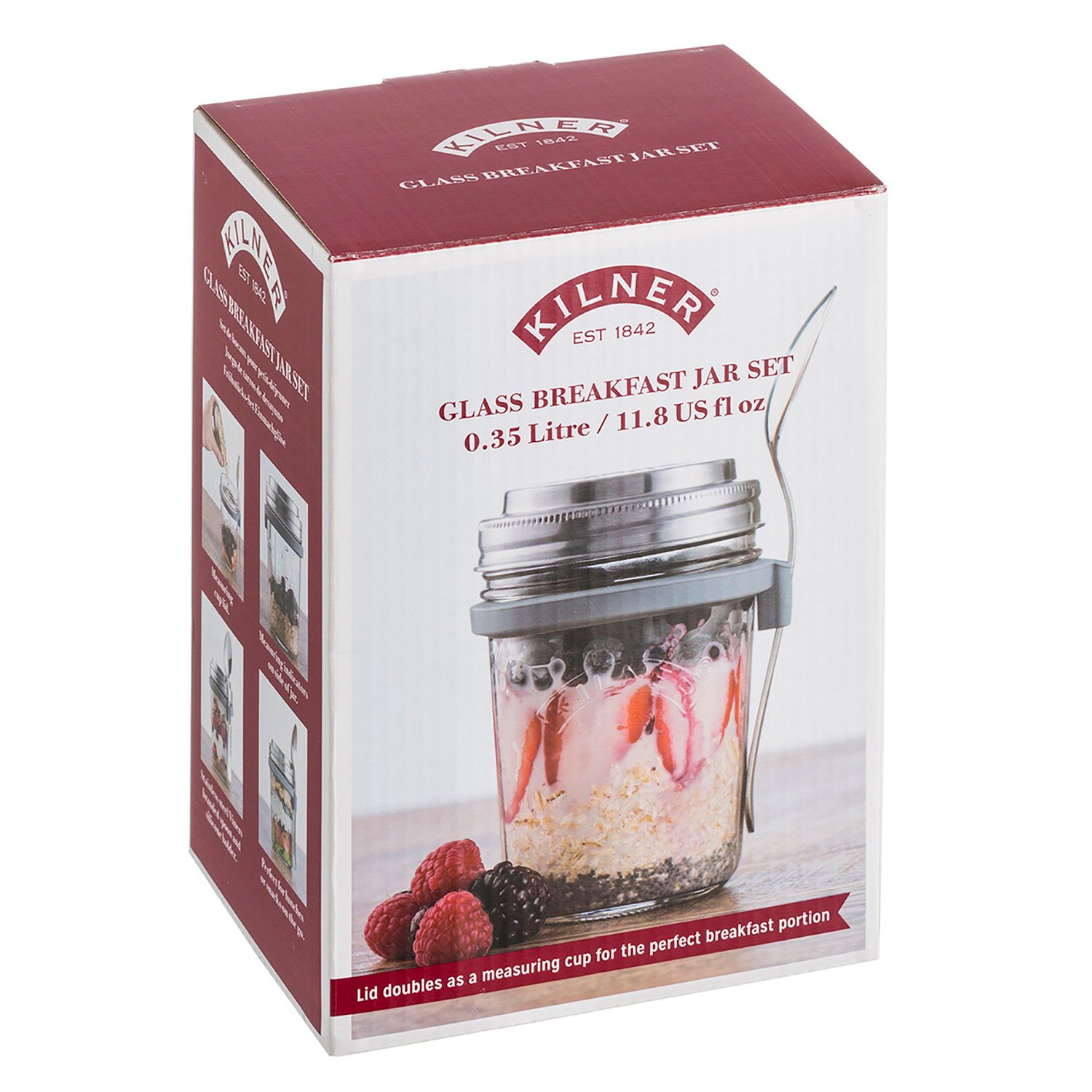 Kilner Glass Breakfast Jar Set Image 3