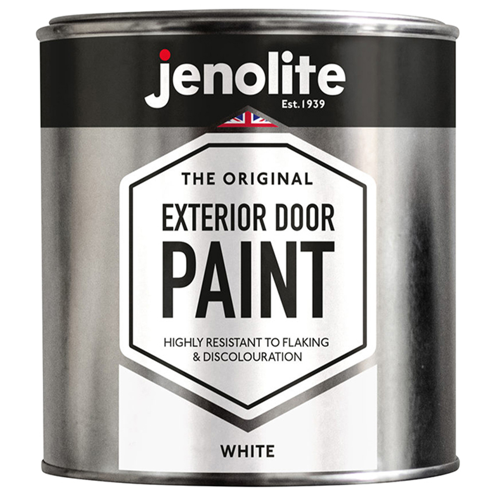 Jenolite Exterior Door Paint White 1L Image 2