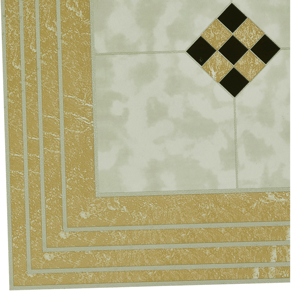 Living and Home Gold Self-Adhesive PVC Flooring Tile 30 Pack Image 4