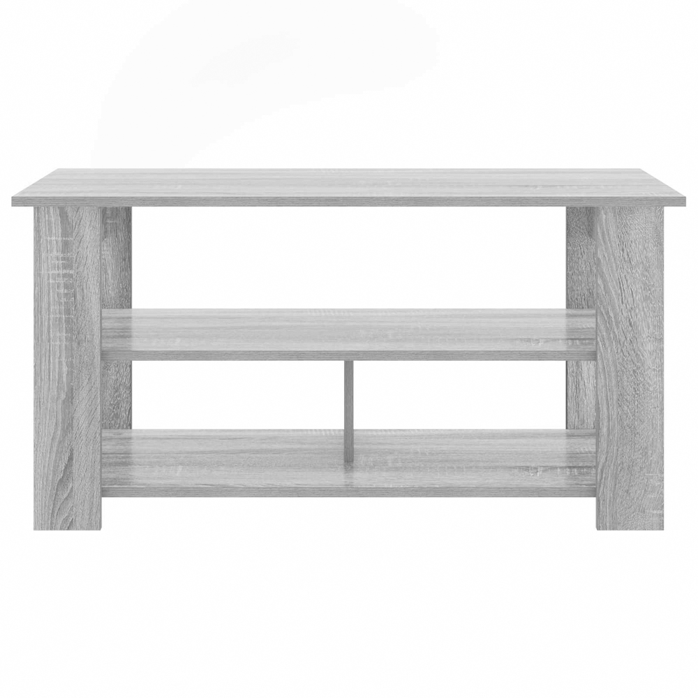 vidaXL 3 Shelf Grey Sonoma TV Stand Image 5
