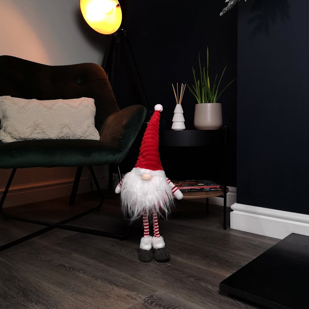Samuel Alexander Red Grooved Hat Plush Standing Gonk Christmas Decoration 53cm Image 7