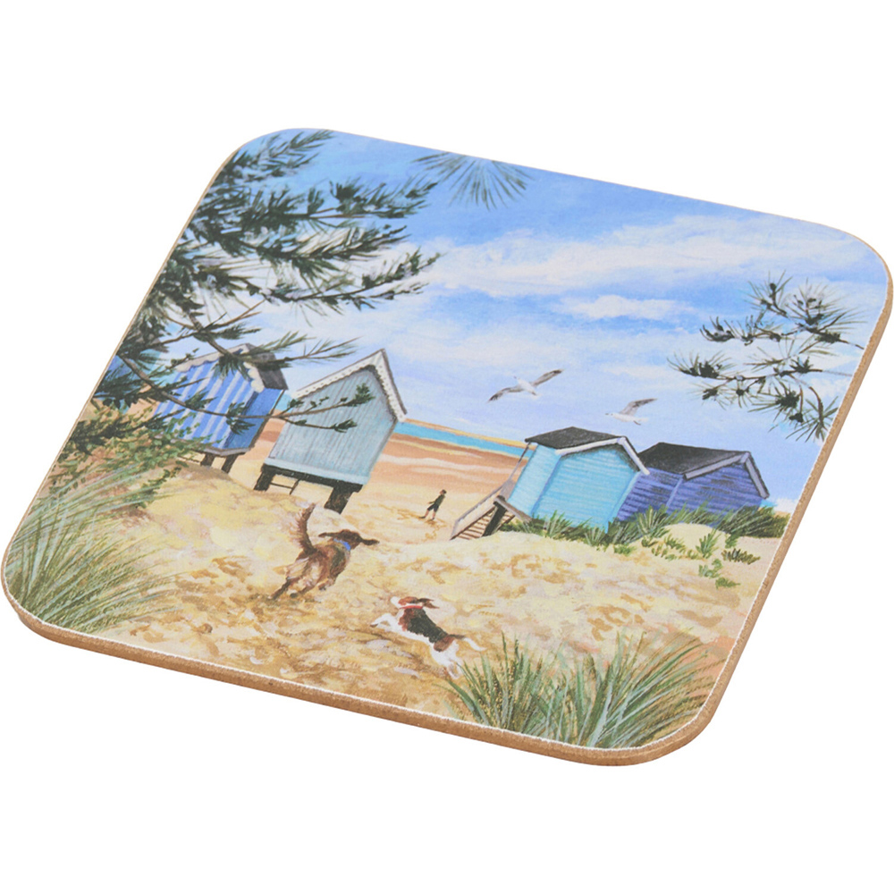 Pack of 6 Summer Walk On The Beach Coasters Image 5