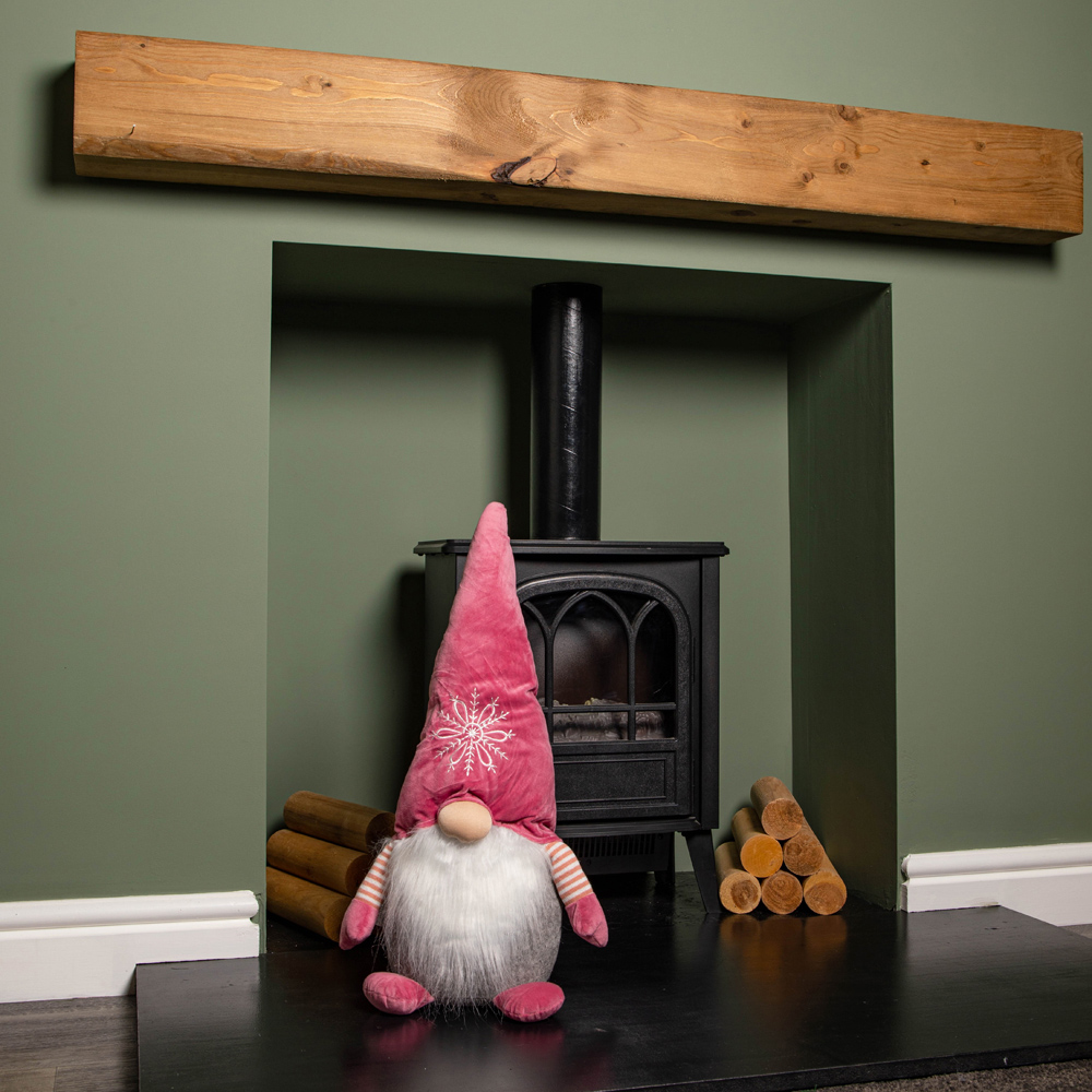 Samuel Alexander Pink Sitting Gonk Christmas Decoration with Snowflake Hat 56cm Image 6
