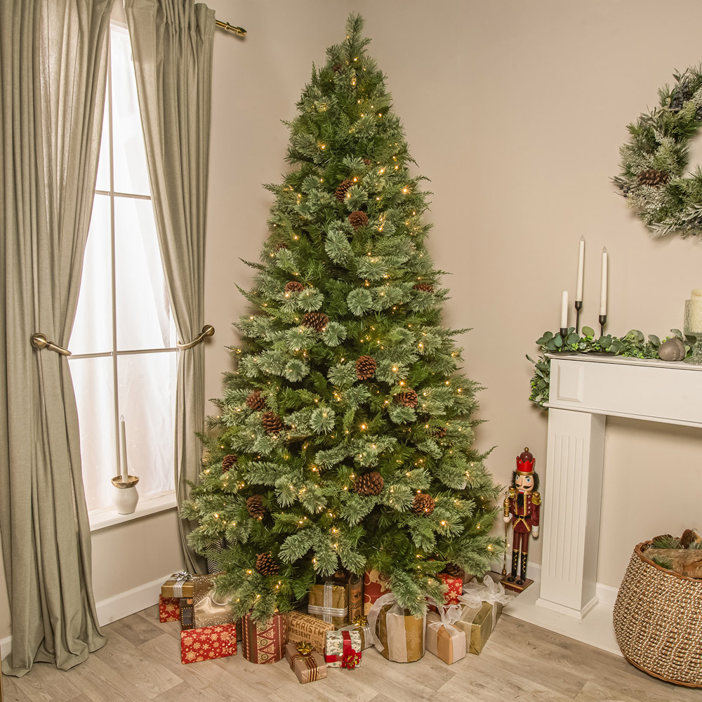 The Christmas Centre Pre-Lit Hampton Artificial Xmas Tree 7.5ft Image 2