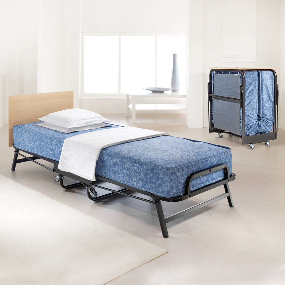Jay-Be Crown Windermere Single Folding Bed with Waterproof Deep Sprung Mattress Image 1