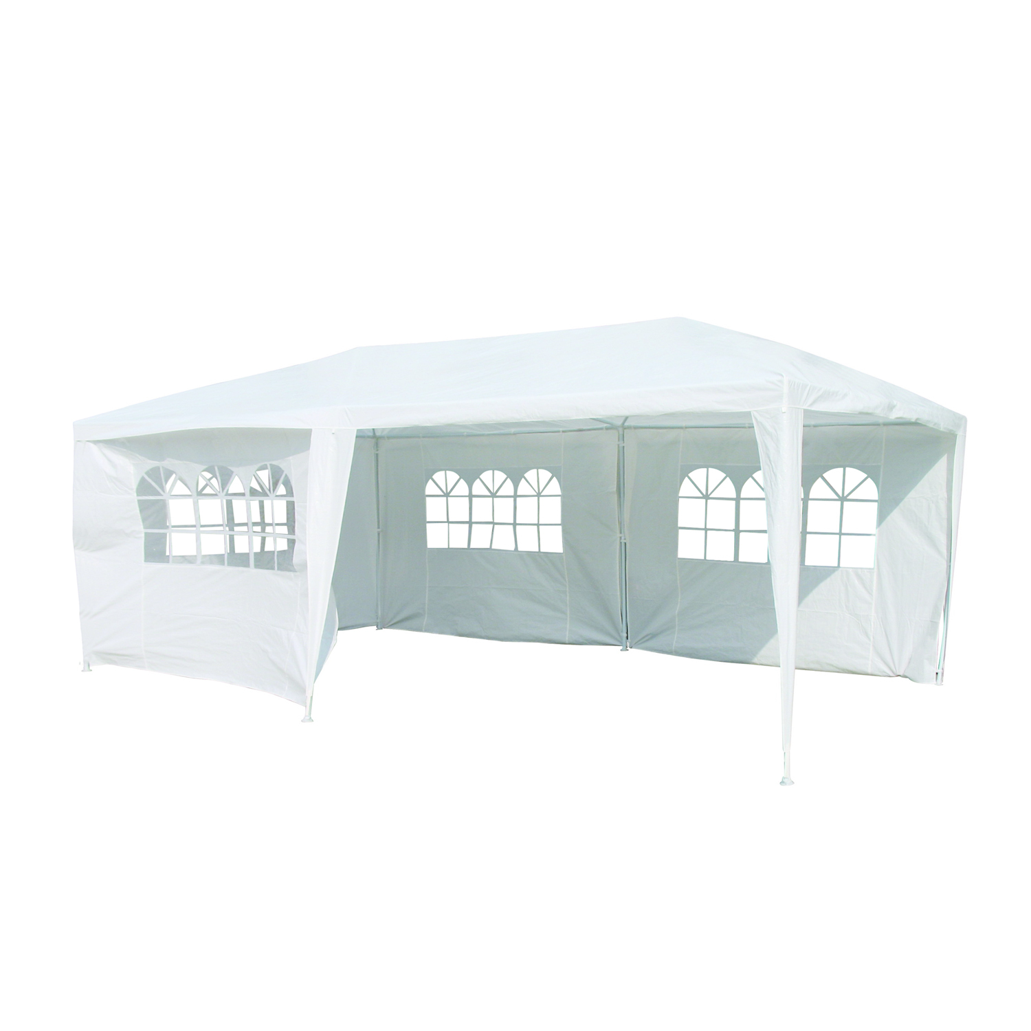 3 x 6m White Outdoor Party Tent Image 2
