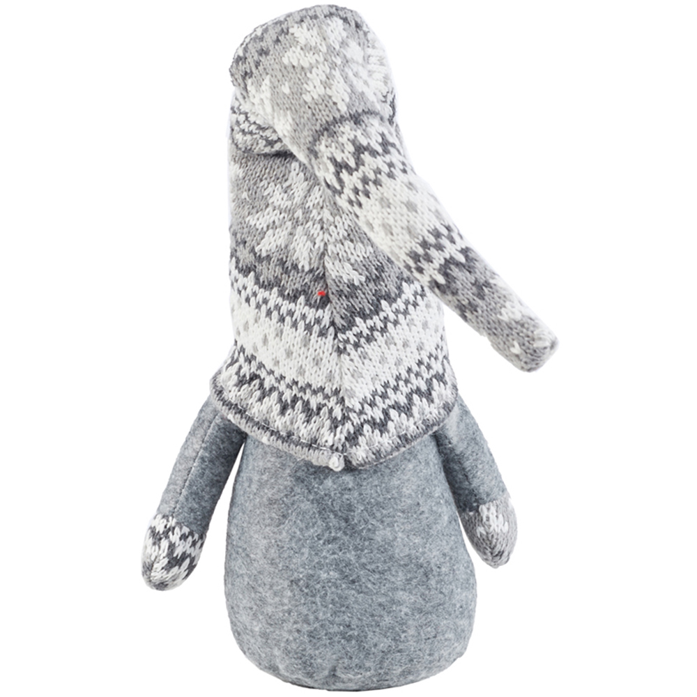 Living and Home Plush Santa Gnome Doll Ornament 2 Pack Image 6