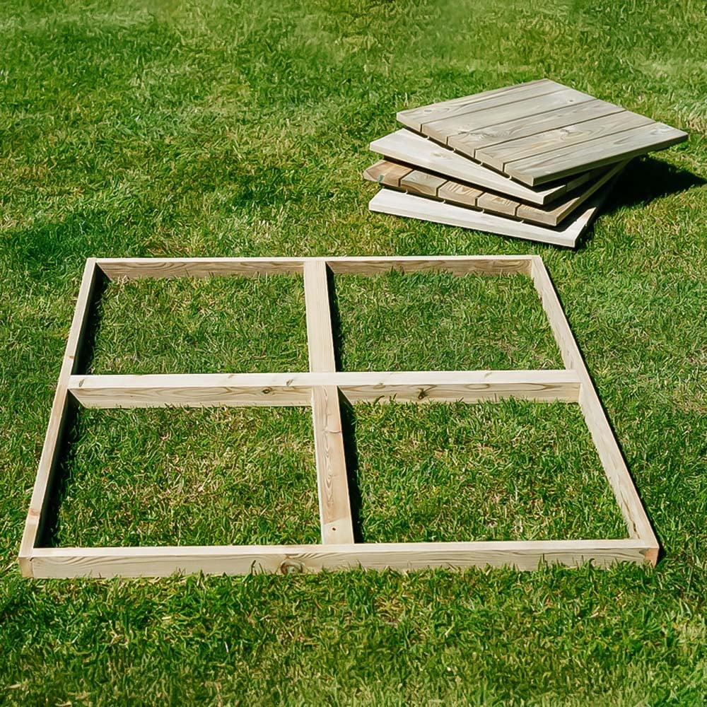 The Garden Village 40 Piece Decking Kit 8m Image 1