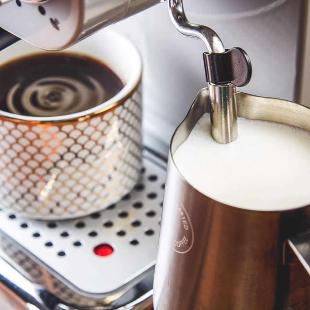 Swan Retro SK22110GRN Grey Pump Espresso Coffee Machine Image 8