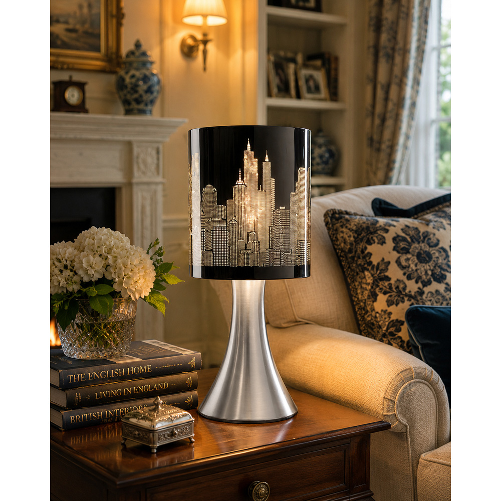 Avilo Skyline Design Touch Lamp Image 2
