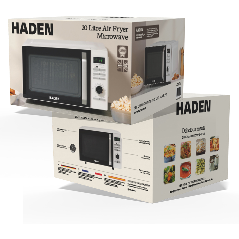 Haden 212153 White 20L Air Fryer Microwave 800W Image 5