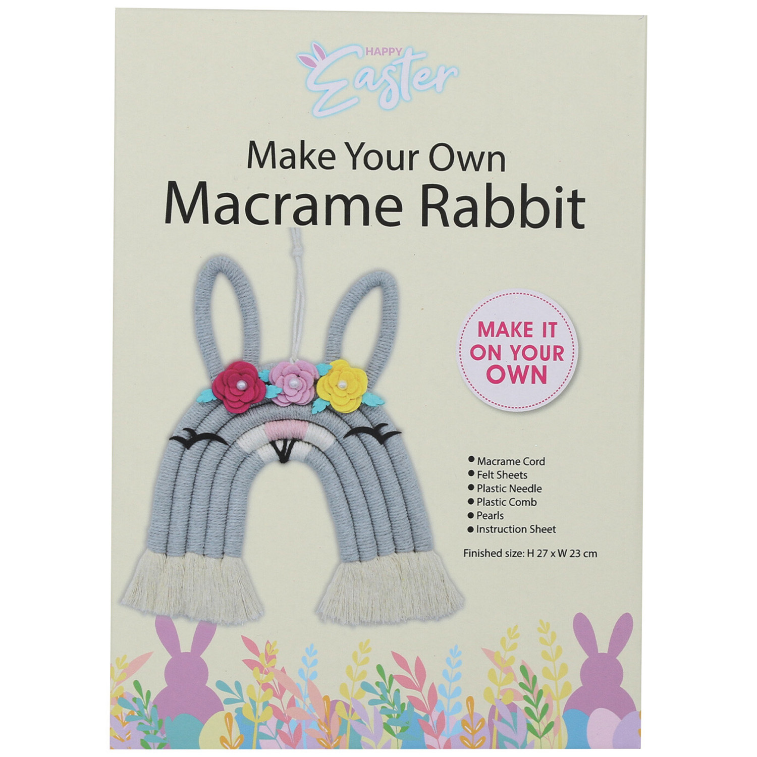 Make Your Own Macrame Rabbit Image 1