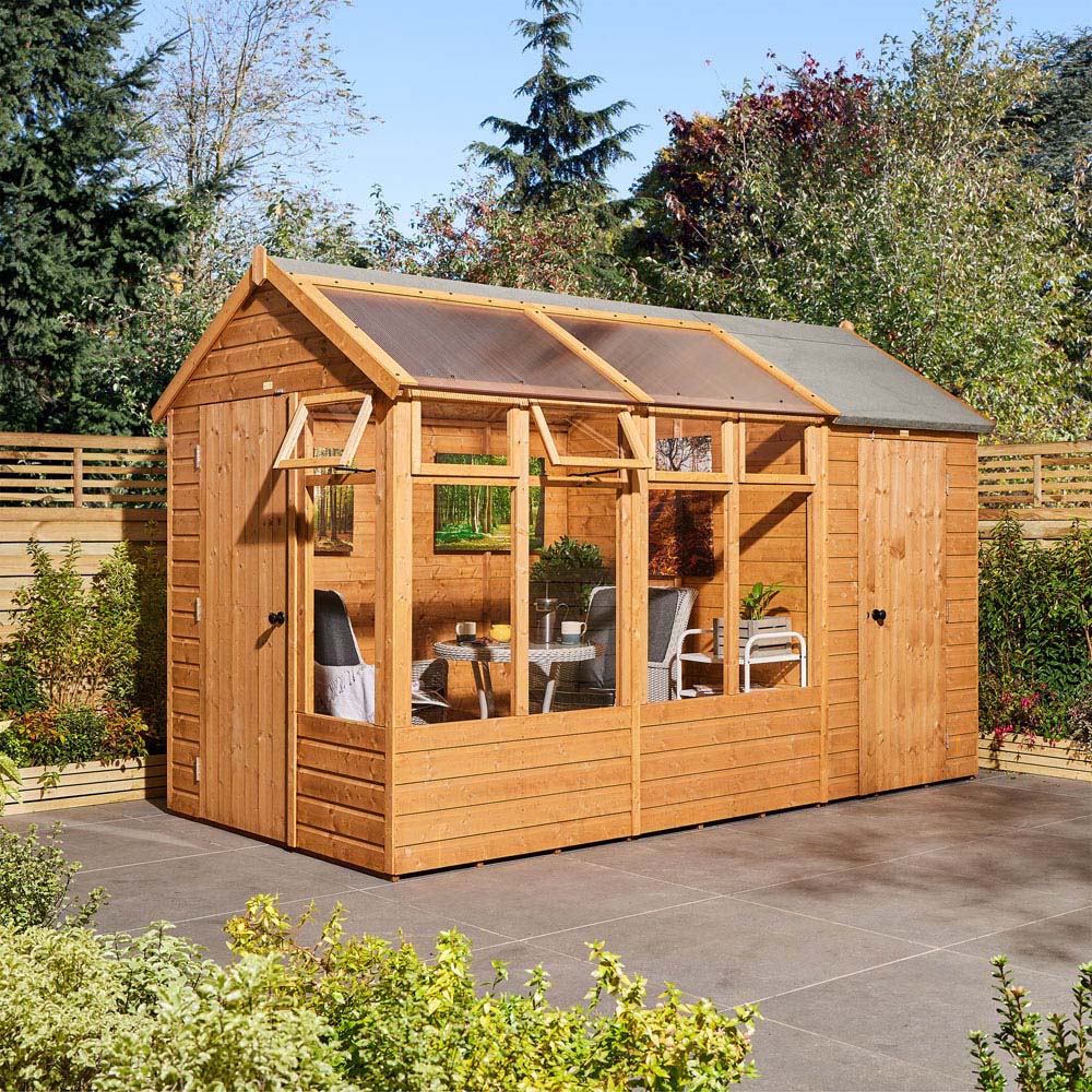 Rowlinson 12 x 6ft Growhouse with Store Image 8