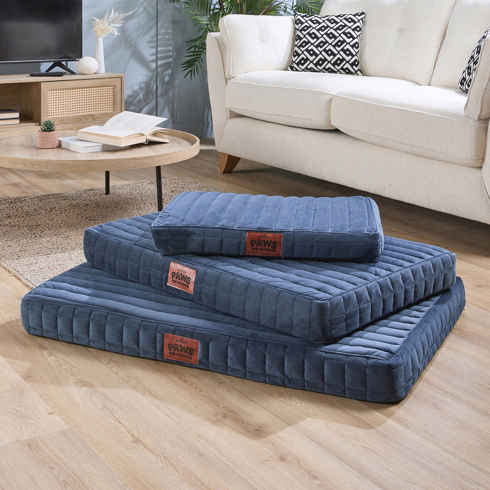 Slumberdown Small Navy Orthopaedic Pet Bed Image 2