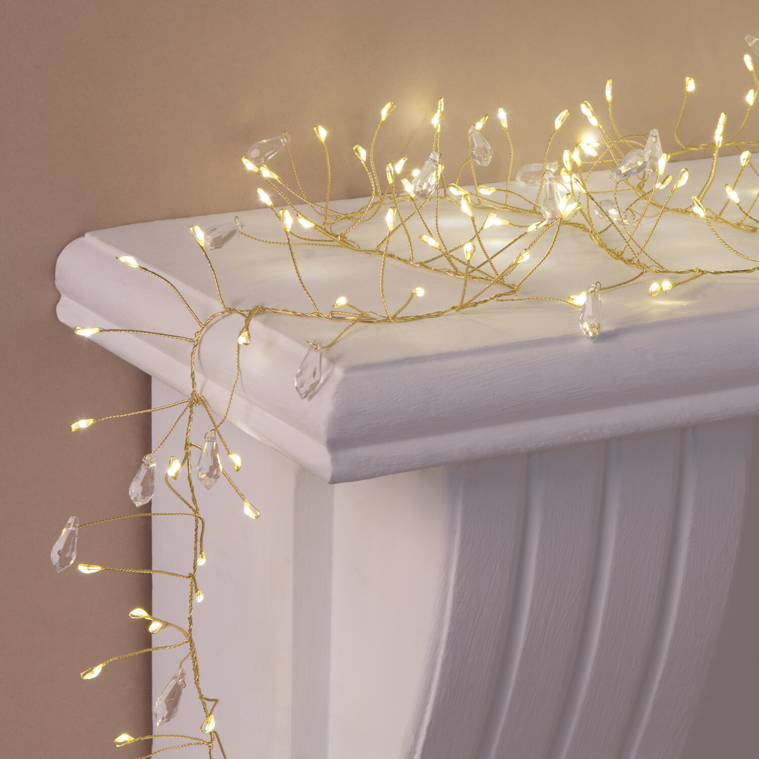 Cluster Gold LED String Light Image