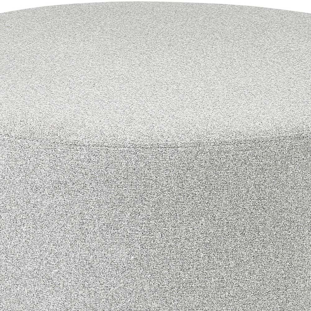 Julian Bowen Seattle Grey Linen Footstool Image 5