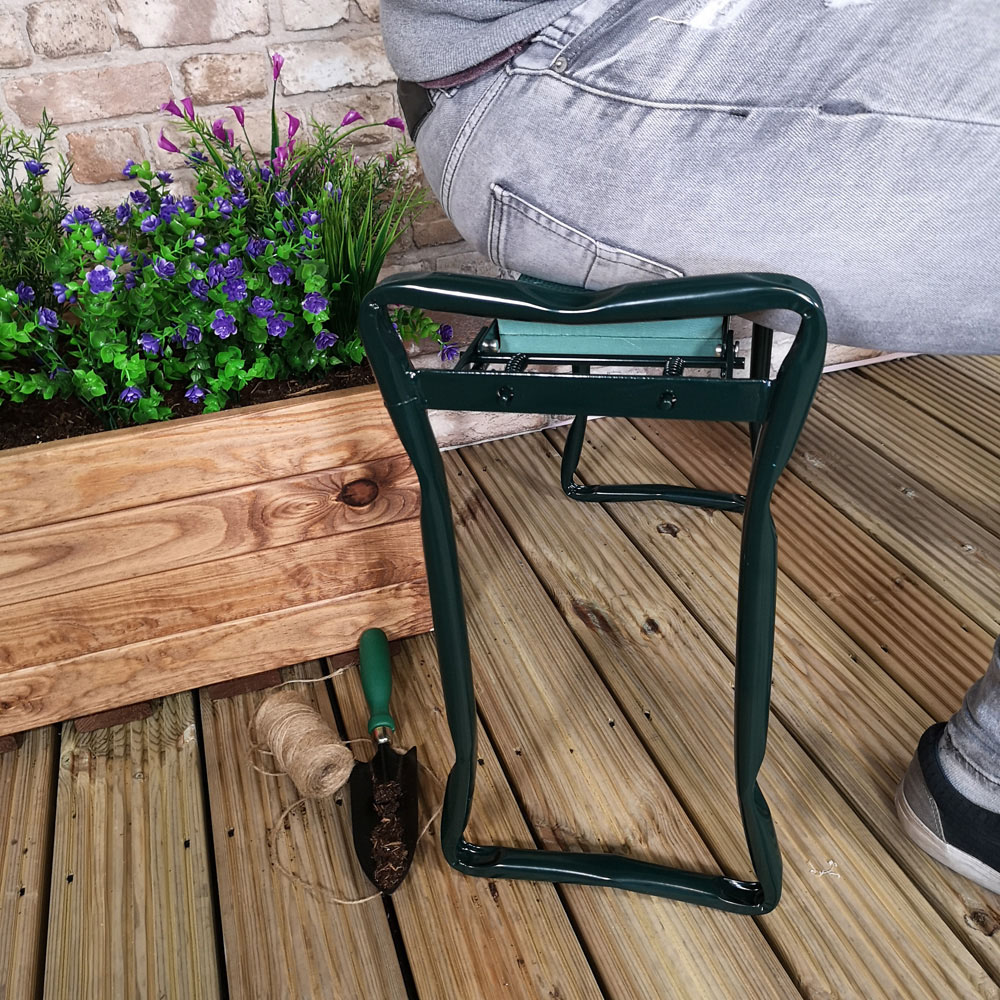 Samuel Alexander Foldable Gardening Padded Kneeler and Seat Image 7